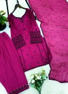 Jf 047 Rayon Cotton Embroidery Top With Bottom Dupatta